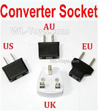 Wltoys 144010 Parts-Standard Adapter Universal Converter Socket-We will send the right version plug according to your order country address